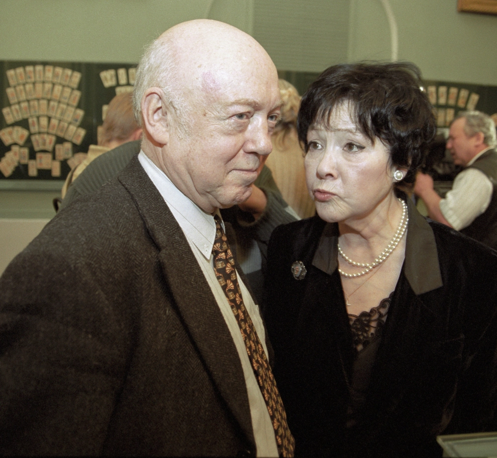 Борис Мессерер и Белла Ахмадулина, 2002 г.