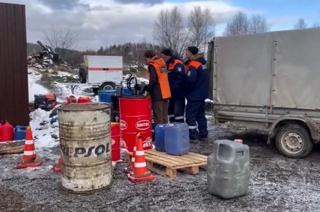 Территорию прочесывали пешком и на технике