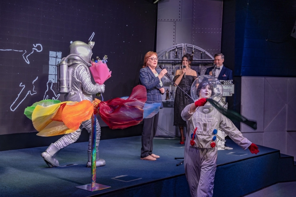 На открытии фестиваля.