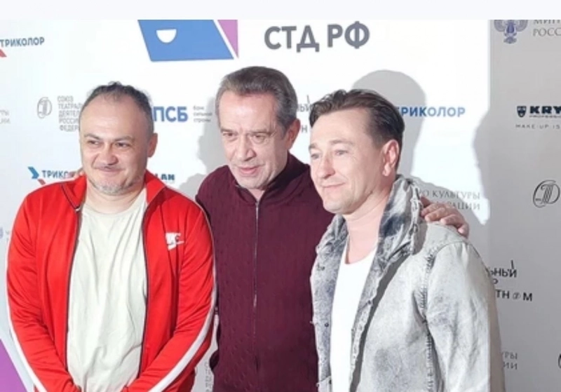 Искандер Сакаев, Владимир Машков и Сергей Безруков на «Золотой маске»