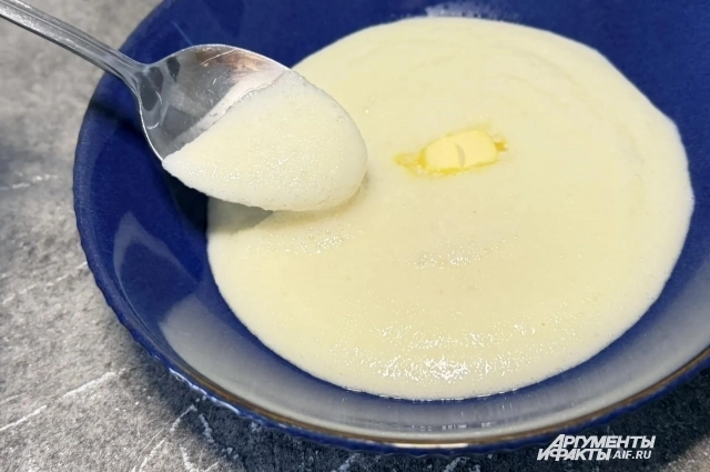 Готовая манная каша без комочков!