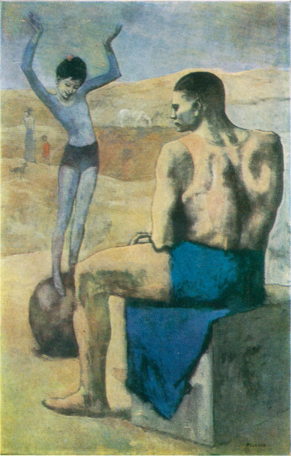 Пабло Пикассо «Девочка на шаре», 1905 г.