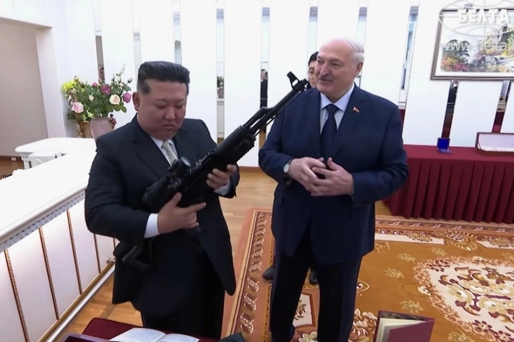 Александр Лукашенко и Ким Чен Ын.