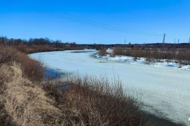 Река Сива, где утонули дети.