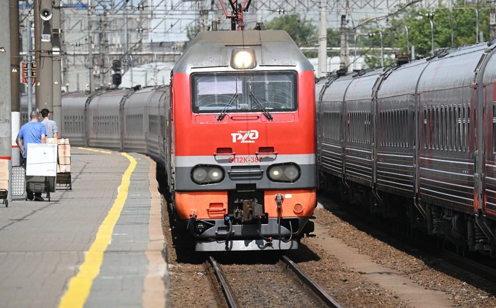 Поезд Пхеньян - Москва.