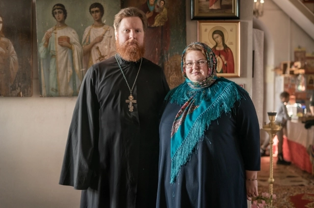 Вадим вместе со своей супругой Евгенией.